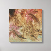 Rustic Dragonfly Dreaming Canvas Afdruk (Voorkant)
