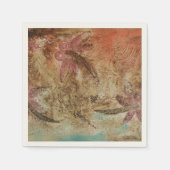 Rustic Dragonfly Dreaming Servet (Voorkant)