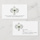 Rustic Dragonfly Floral Gardener Landscaper Visitekaartje (Voorkant / Achterkant)