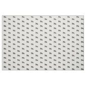 Rustic Drawing Black Beer Stof (Fat Quarter)