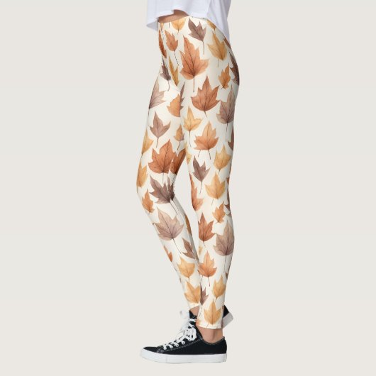 Rustic, Dried Maple Foliage Leggings (Links)