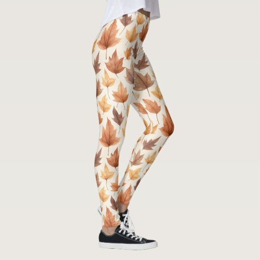 Rustic, Dried Maple Foliage Leggings (Rechts)