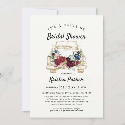 Rustic Drive beroemd gemaakt door Bridal Shower In Kaart (Voorkant)