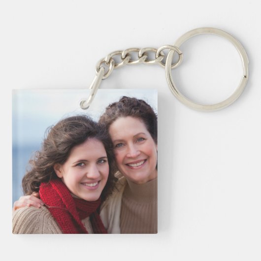 Rustic Drive Safe Photo Lavender Sleutelhanger (Achterkant)