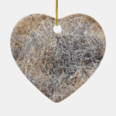 Rustic Dry Tumbleweed Keramisch Ornament (Achterkant)