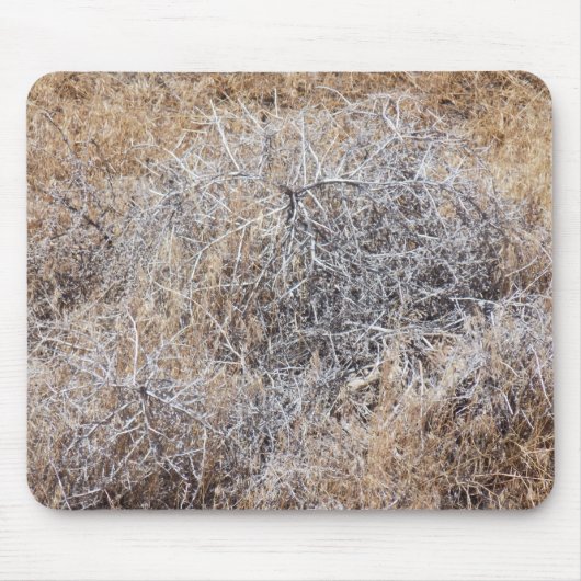 Rustic Dry Tumbleweed Muismat (Voorkant)