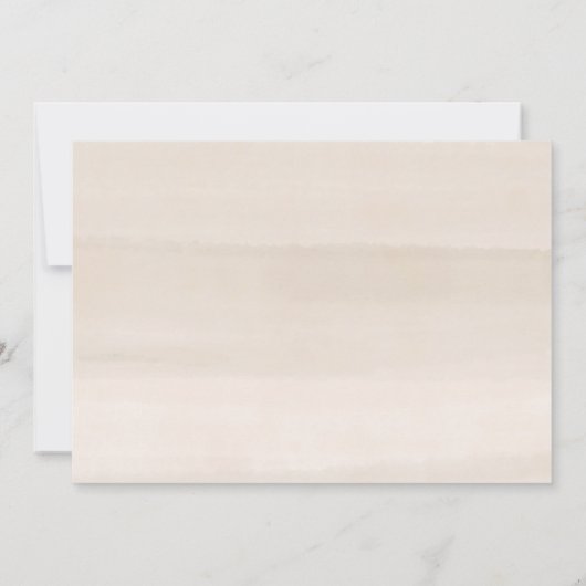 Rustic Dusk Post Wedding Brunch Invitation Kaart (Achterkant)