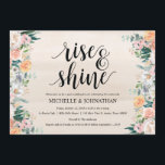 Rustic Dusk Post Wedding Brunch Invitation Kaart<br><div class="desc">Een brunchfeest plannen met de pasgetrouwden de dag na de bruiloft? Nodig gasten uit met deze Rustic Dusk Post Wedding Brunch Invitation Kaart. Voeg je brunchgegevens toe in bijpassend zwart lettertype / belettering.</div>