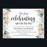 Rustic Dusk Post Wedding Brunch Invitation Kaart<br><div class="desc">Een brunchfeest plannen met de pasgetrouwden de dag na de bruiloft? Nodig gasten uit met deze Rustic Dusk Post Wedding Brunch Invitation Kaart. Voeg je brunchgegevens toe in bijpassend zwart lettertype / belettering.</div>