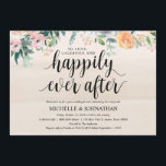 Rustic Dusk Post Wedding Brunch Invitation Kaart<br><div class="desc">Rustic Dusk Post Wedding Brunch Invitation Kaart</div>