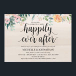 Rustic Dusk Post Wedding Brunch Invitation Kaart<br><div class="desc">Rustic Dusk Post Wedding Brunch Invitation Kaart</div>