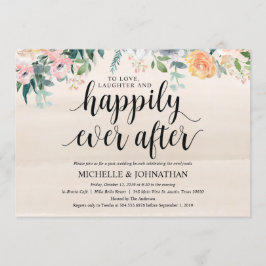 Rustic Dusk Post Wedding Brunch Invitation Kaart
