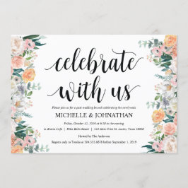 Rustic Dusk Post Wedding Brunch Invitation Kaart