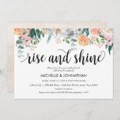 Rustic Dusk Post Wedding Brunch Uitnodigingskaart Kaart (Voorkant / Achterkant)