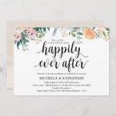 Rustic Dusk Post Wedding Brunch Uitnodigingskaart Kaart (Voorkant / Achterkant)