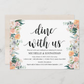 Rustic Dusk Post Wedding Brunch Uitnodigingskaart Kaart (Voorkant / Achterkant)