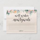 Rustic Dusk Wedding goede wensen voor pasgetrouwde Kaart (Voorkant)