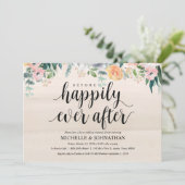 Rustic Dusk Wedding Repetitie Diner Uitnodiging (Staand voorkant)