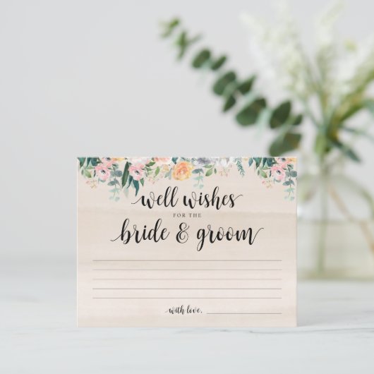 Rustic Dusk Wedding wenst Kaart (Staand voorkant)