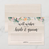 Rustic Dusk Wedding wenst Kaart (Voorkant / Achterkant)