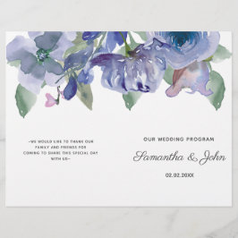 Rustic Dusty Blue Floral Wedding
