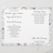 Rustic Dusty Blue Floral Wedding (Achterkant)