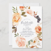 Rustic Earth Florals Bachelorette Kaart (Voorkant)