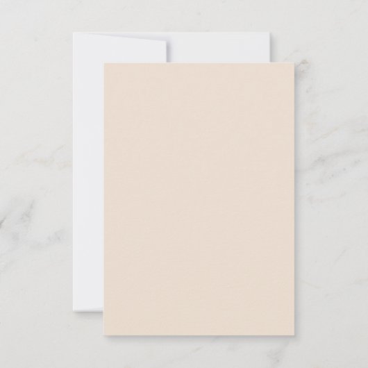 Rustic Earth Florals Menu Keuze RSVP-kaart (Achterkant)