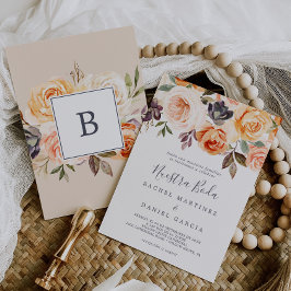 Rustic Earth Florals Spaans Nuestra Boda Kaart
