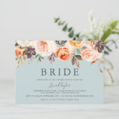 Rustic Earth | Munt Horizontal Bride Vrijgezellenf Kaart (Staand voorkant)