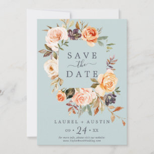 Rustic Earth   Munt sparen de Mededeling van de Da Save The Date