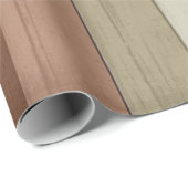 Rustic Earth Tone Wood Cadeaupapier (Rol Hoek)