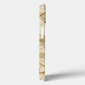 Rustic Earthy Cream Beige Leaves Case-Mate iPhone Case (Achterkant / Rechts)