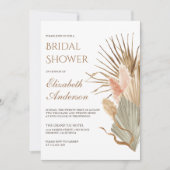 Rustic Earthy Dried Palm Pampas Vrijgezellenfeest Kaart (Voorkant)