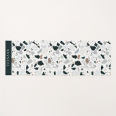 Rustic Earthy Terrazzo Stone Pattern Yogamat (Voorkant (horizontaal))