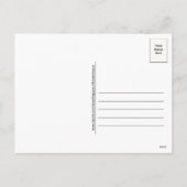 Rustic Easter Church Watercolor Postcard Feestdagenkaart (Achterkant)