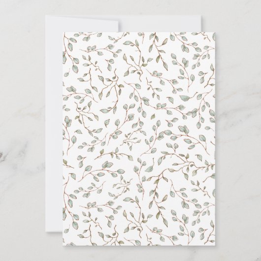 Rustic Easter Egg Hunt & Celebration Invitation Kaart (Achterkant)