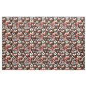 Rustic Easter Eggs & Wicker Basket Floral Fabric Stof (Fat Quarter)
