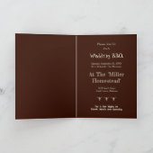 Rustic Eat Drink gehuwde bruiloft Bull Skull (Binnen)