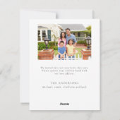 Rustic Een nieuw thuis voor de Feestdagen | Christ Feestdagenkaart (Achterkant)