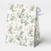 Rustic Een of andere Bunny is een Floral Girl Cott Bedankdoosjes (Achterkant)