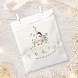 Rustic Een of andere Bunny is een Floral Girl Cott Bedankzakje