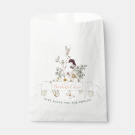 Rustic Een of andere Bunny is een Floral Girl Cott Bedankzakje