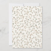 Rustic Een of andere Bunny is een Floral Girl Cott Kaart (Achterkant)