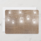 Rustic Eet, Drink en Trouw Foto Huwelijk Kaart (Achterkant)