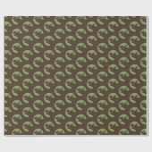 Rustic Eland Patroon Cadeaupapier (Vlak)