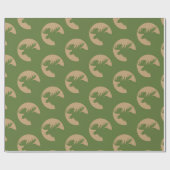 Rustic Eland Patroon Cadeaupapier (Vlak)