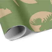 Rustic Eland Patroon Cadeaupapier (Rol Hoek)