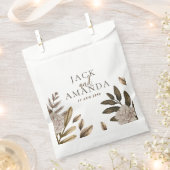 Rustic Elegance Bloemen partij levert gunstzakken Bedankzakje (Geknipt)