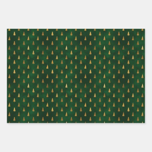 Rustic Elegance Botanical Christmas Gift Wrap Inpakpapier Vel (Voorkant 3)